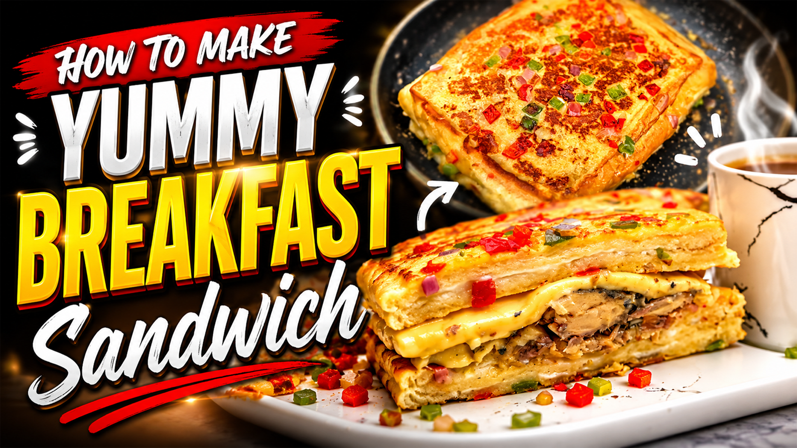 How to make yummy breakfast sandwich