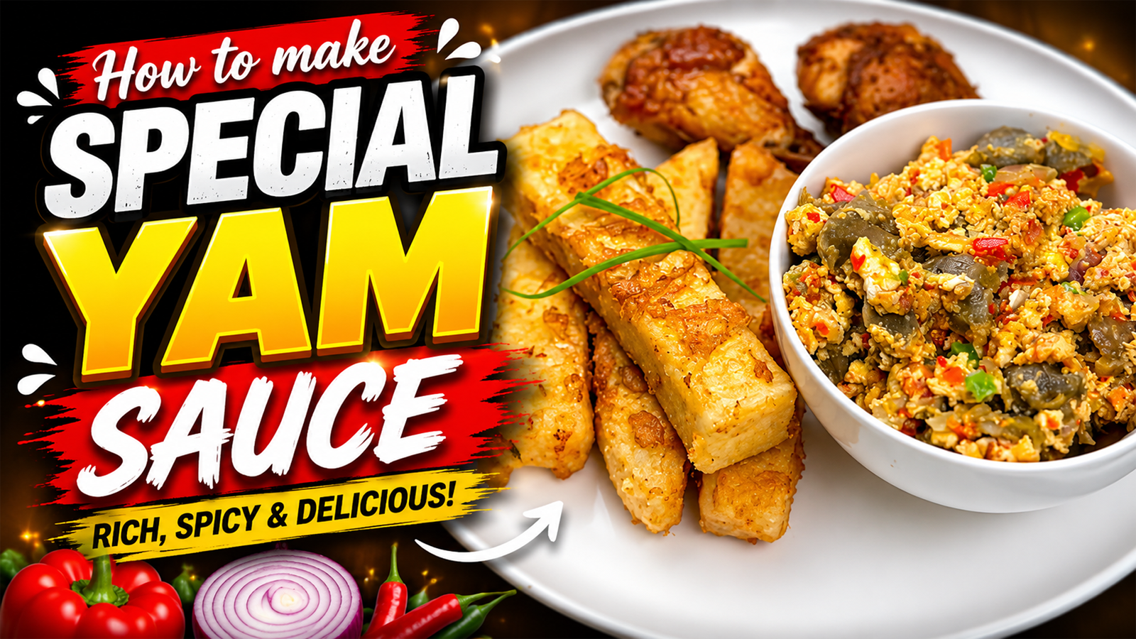 How to make special yam sauce